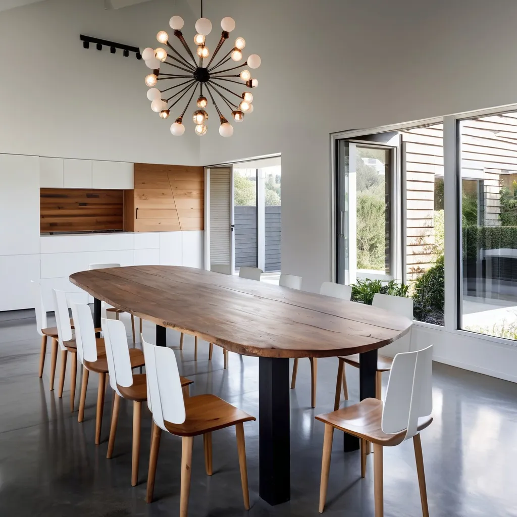 Dining room in the evening