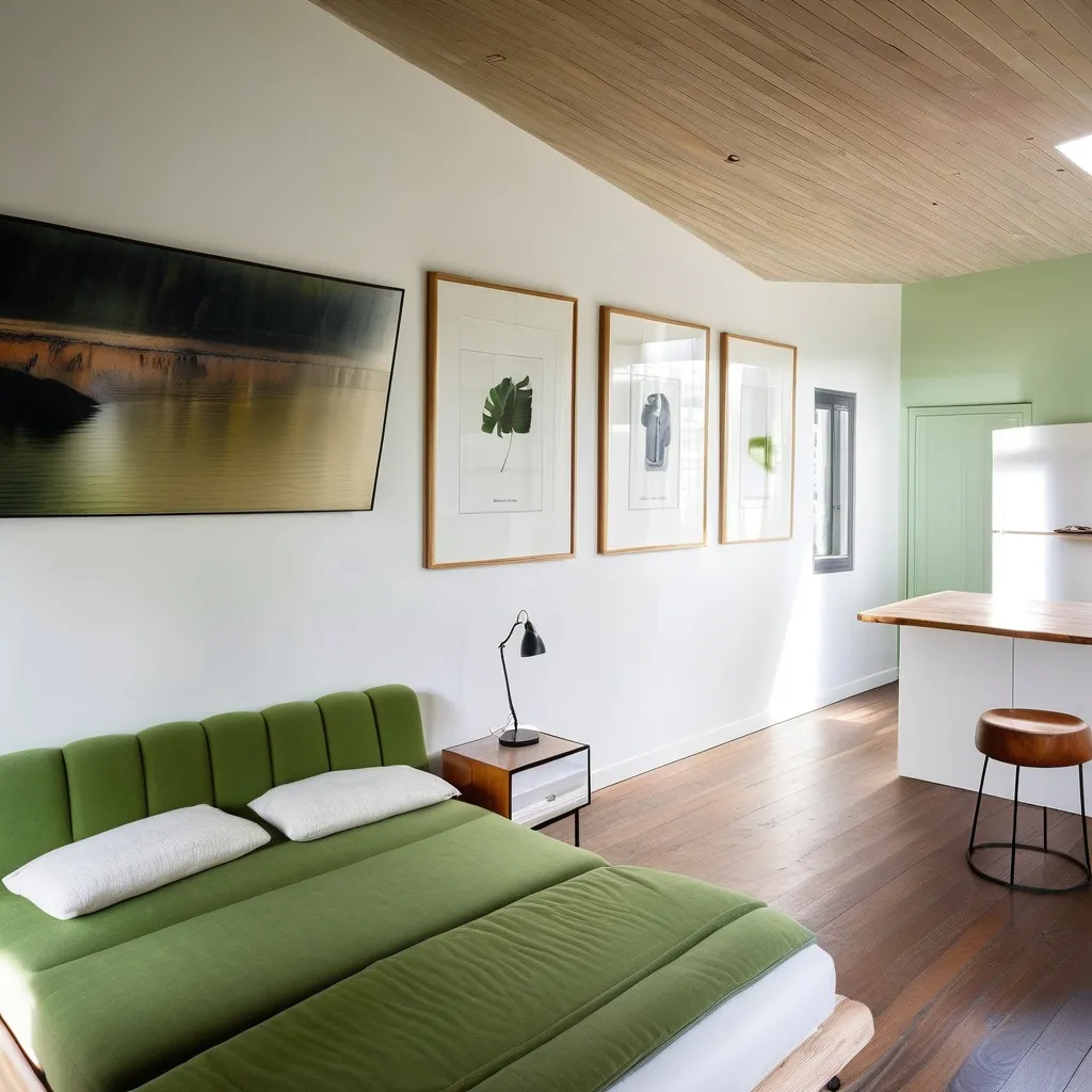 Interior — glass wall to the landscape